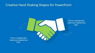 Handshaking Clipart Shapes for PowerPoint