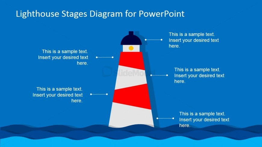Lighthouse PowerPoint Diagram Slide Design