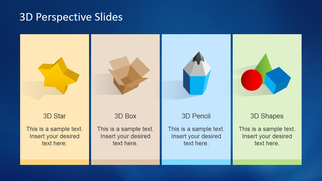 3D Perspective Icons for PowerPoint