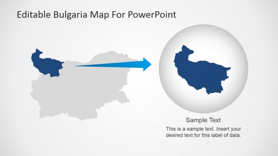 Bulgaria Map Versions PowerPoint Template