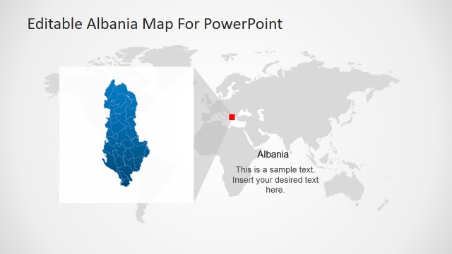 PowerPoint Template for Albanian Geography