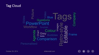 Tag Cloud Slide Design for PowerPoint