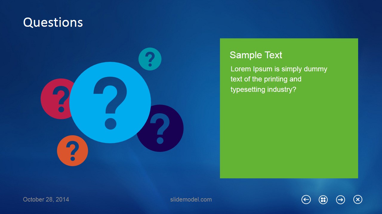 Metro Flat Business Template for PowerPoint - SlideModel