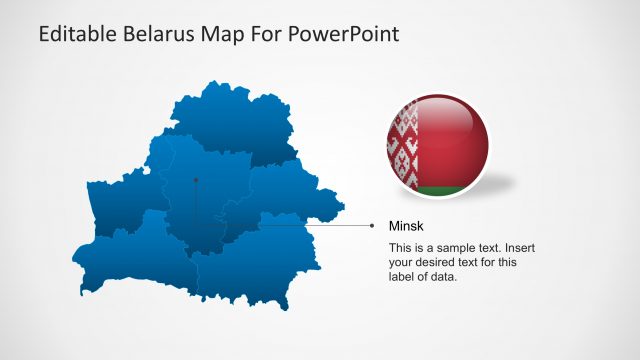 Belarus City Arrow Marker for PowerPoint