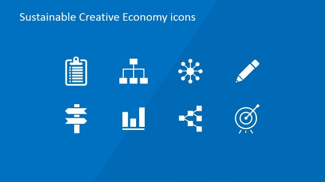 Creative Economy Methodology PowerPoint Icons