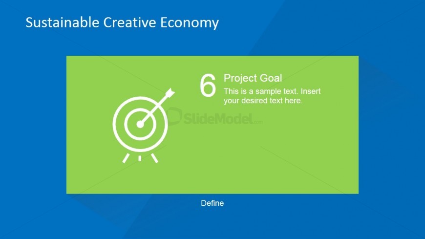 PowerPoint Design for Project Goal Presentation
