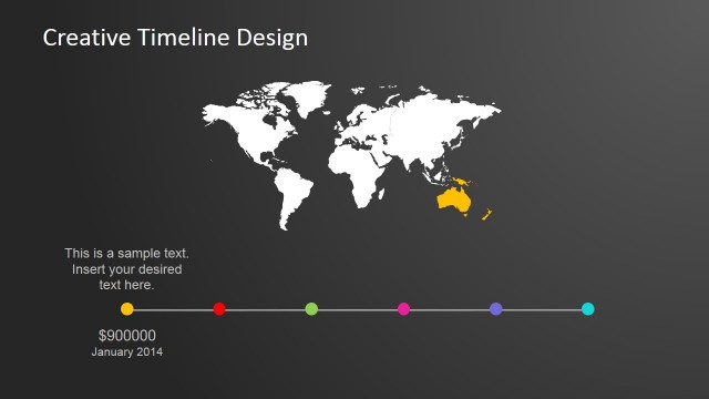 Creative Timeline PowerPoint Slide