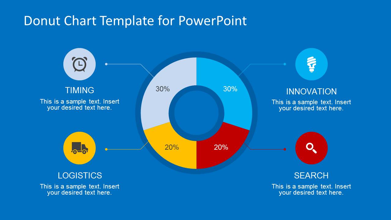 Donut Chart Slide Design for PowerPoint