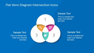 PowerPoint Venn Diagram Icons Intersections