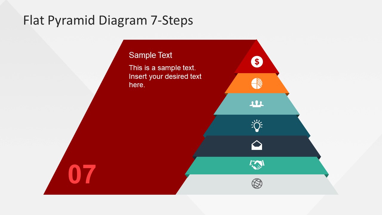 Editable Diagram of Pyramid Chart