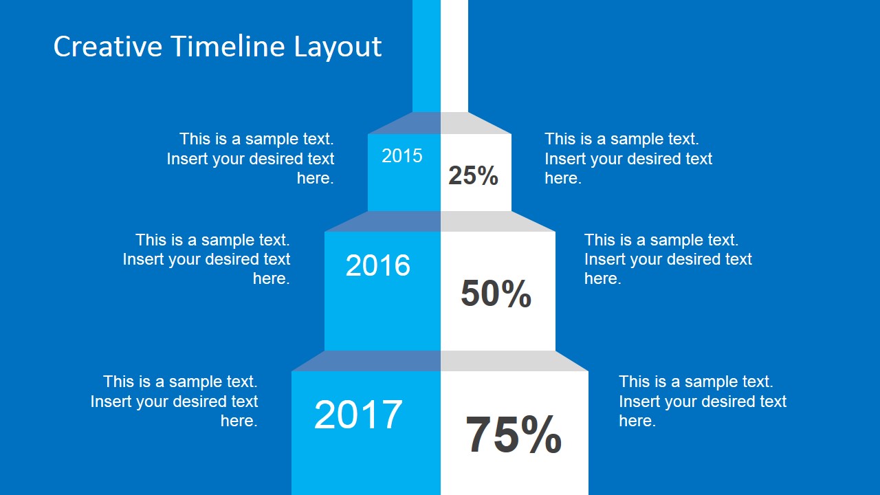 Creative Timeline Layout for PowerPoint - SlideModel