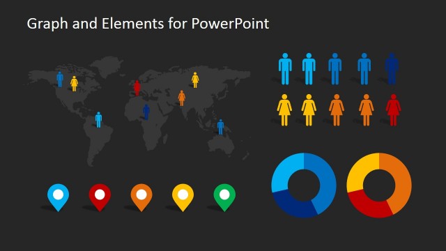 Demographics Infographic Elements Clipart for PowerPoint