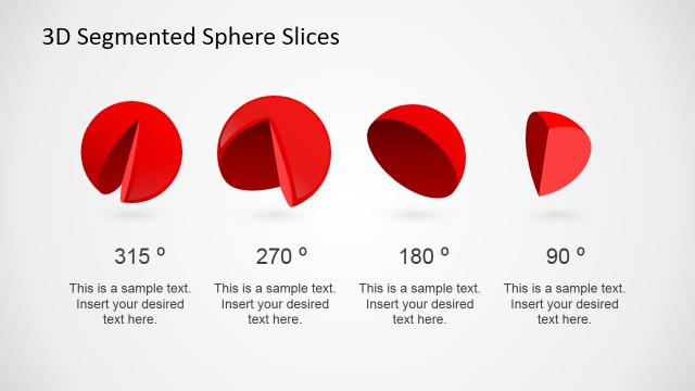 3D Sliced Spheres for PowerPoint
