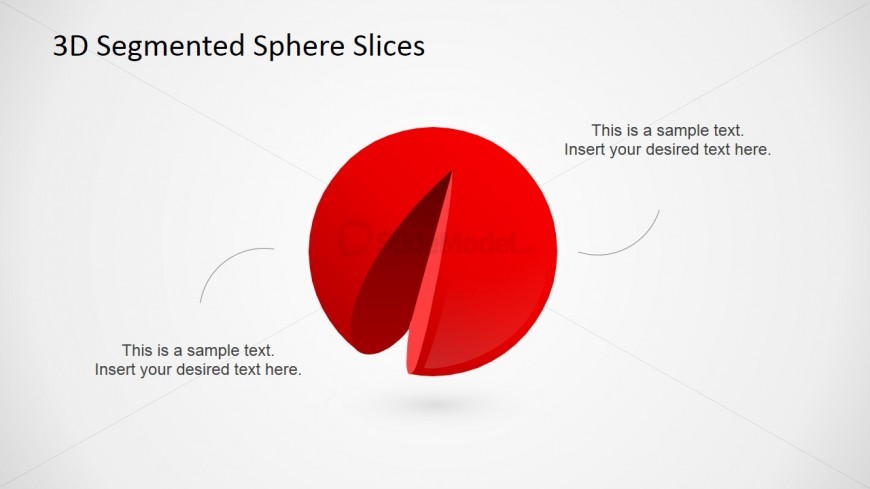 PowerPoint Segmented Sphere 3D Shapes