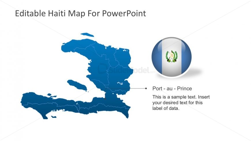 Haiti Maps with Teritorial Boundaries 