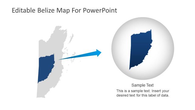 Political Map Template of Belize