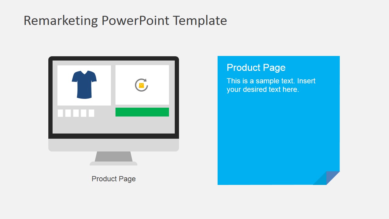 Online Marketing for Retail PowerPoint Slide 
