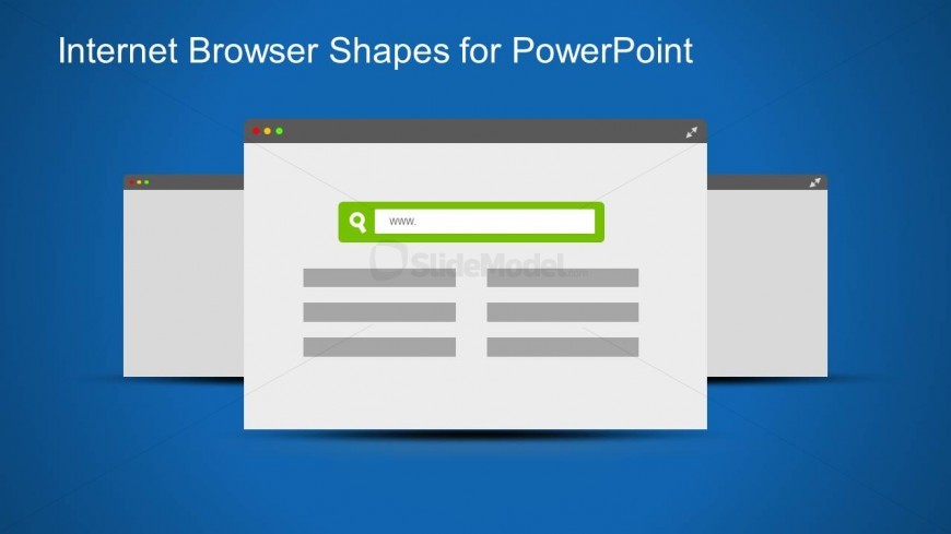 Internet Browser Clipart PowerPoint Slide