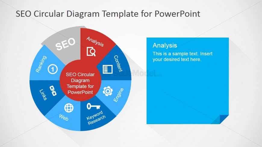SEO Analysis Diagram Design for PowerPoint