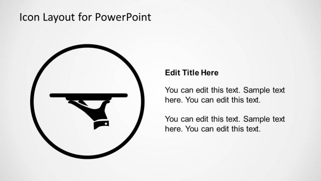 Hand Shape Icon for PowerPoint