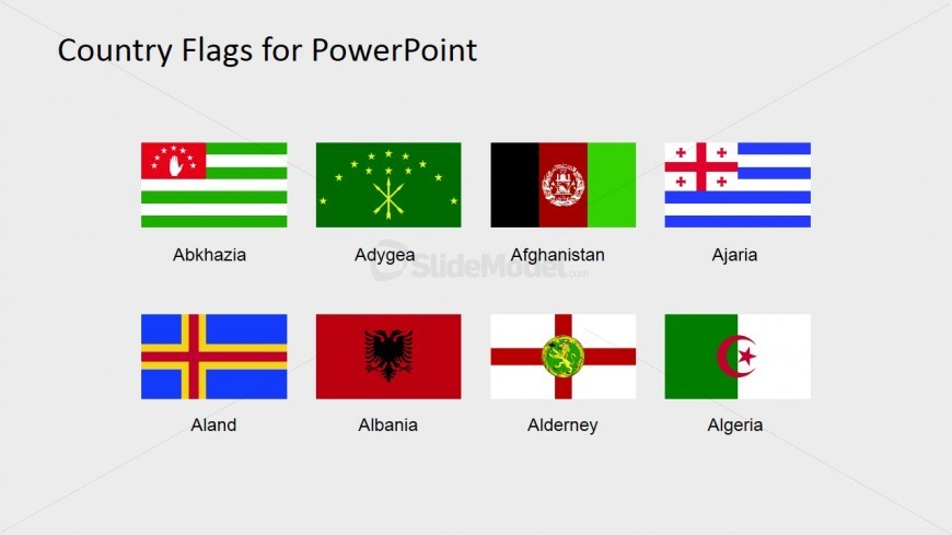 Flag Icon PowerPoint Slide
