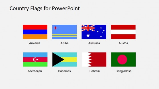 Flags for Map PowerPoint Presentation