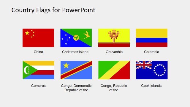 Territory Flags PowerPoint Template