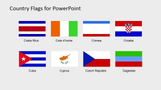 Flag Icon PowerPoint Template 
