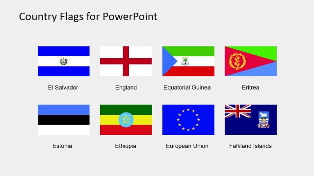 Colorful Flags of the World for PowerPoint