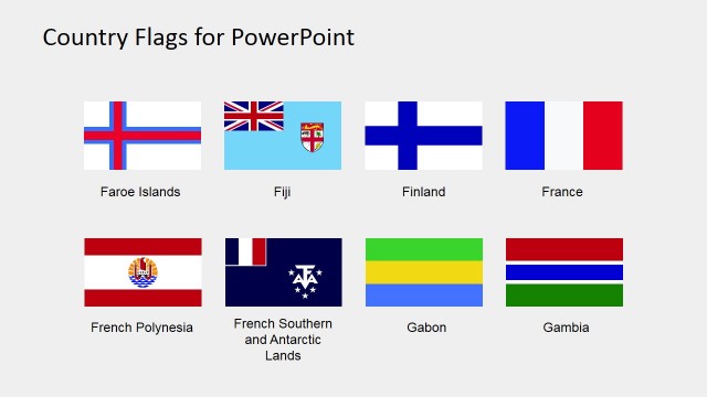 Editable Flags Icons for PowerPoint