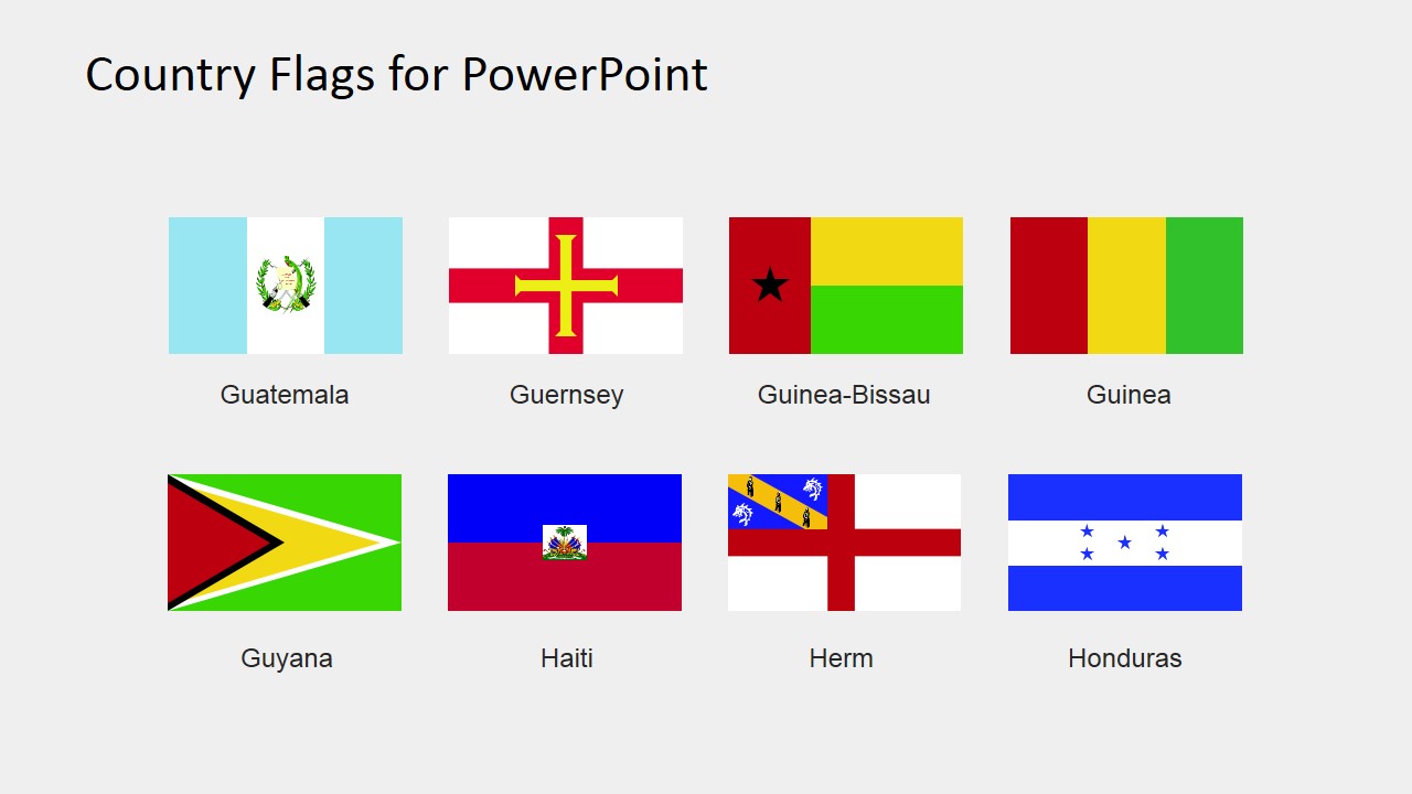 Clipart Flags for PowerPoint