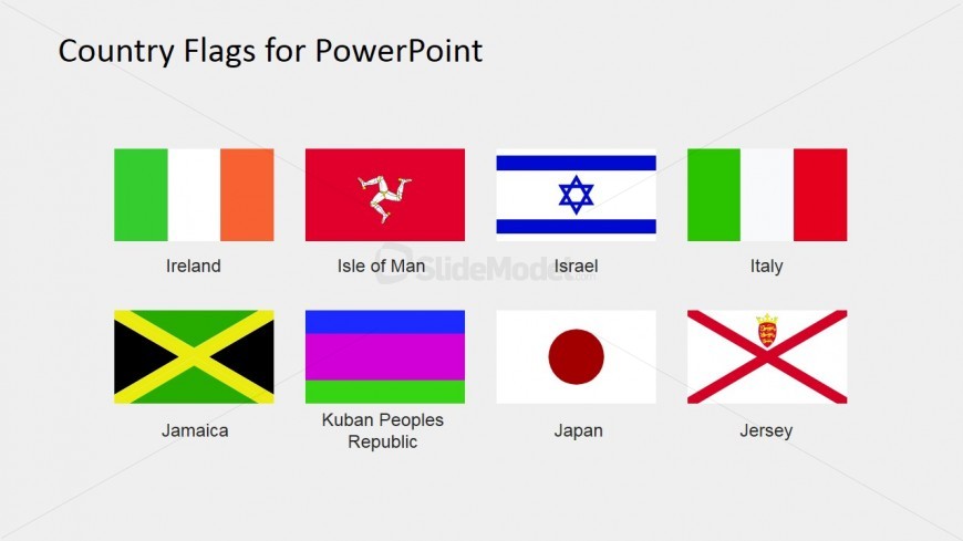Flags Shapes for PowerPoint