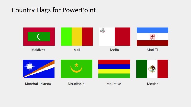 Editable PowerPoint Flag Clipart