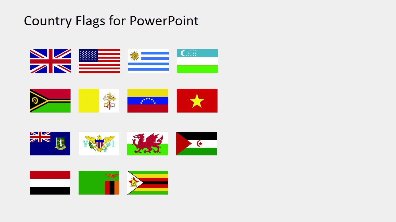 Country Flags Clipart For Powerpoint S To Z Slidemodel 4781