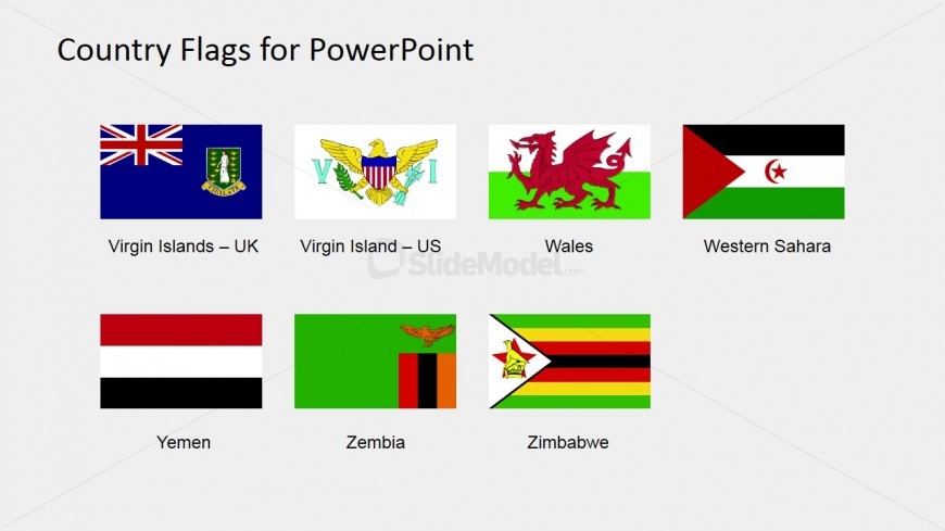 PPT Clipart of Country Flags (S to Z)
