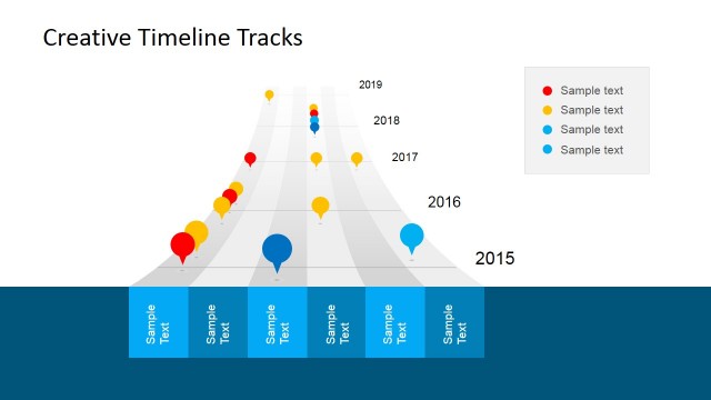 Creative Timeline Tracks PowerPoint Template