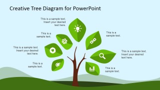 Tree & Plant Clipart for PowerPoint with Icons