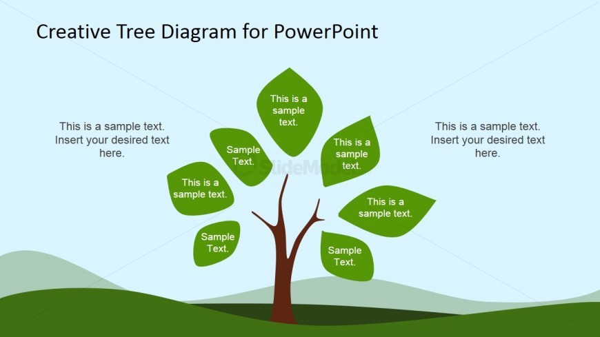 Eco-Friendly Tree Clipart for PowerPoint