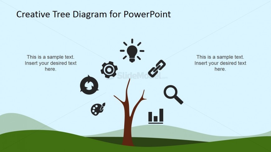 PowerPoint Icons on a Tree Diagram