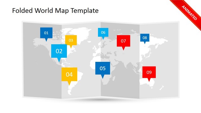 Simple Callout Clipart for Worldmap Slide