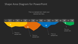 Inverted Area Chart Design for PowerPoint