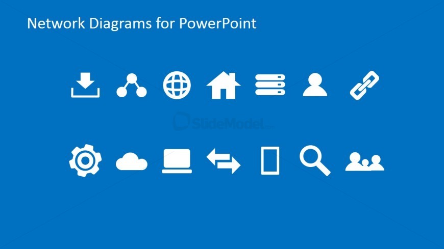 Simple Network PowerPoint Icons & Clipart