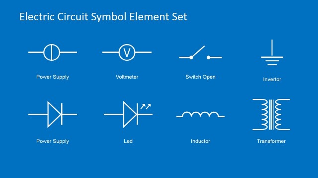 Schematic Circuit Diagram PowerPoint Slide