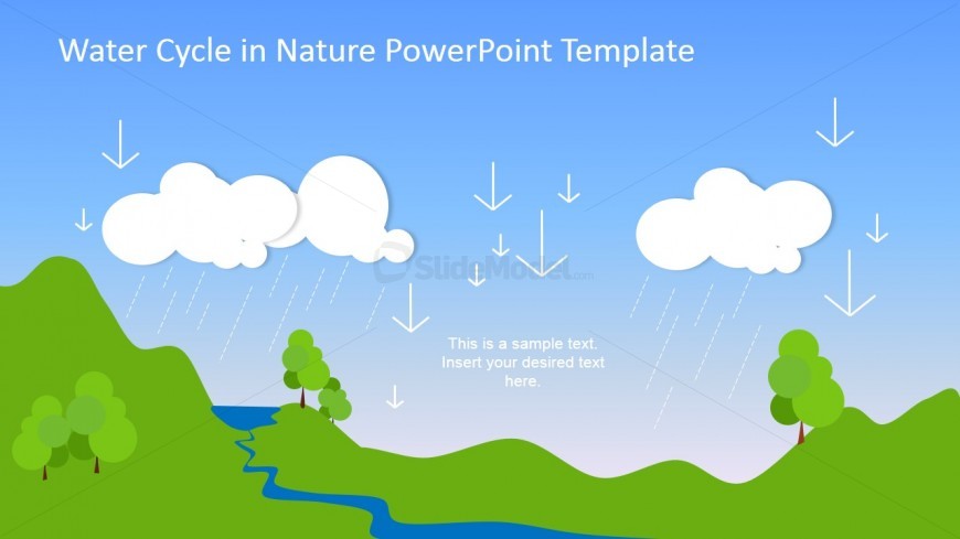 PowerPoint Slide of Precipitation Stage of Water Cycle