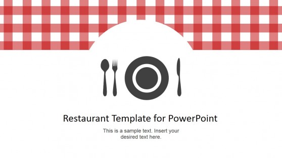 presentation template for food