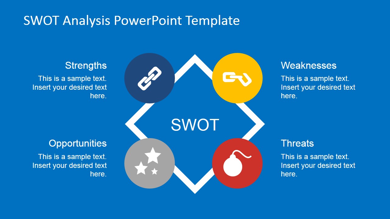 SWOT Analysis Slide Design for PowerPoint