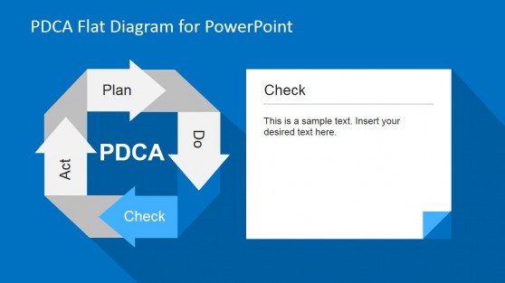 Check Phase PDCA PowerPoint Diagram