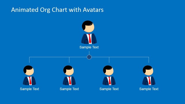 2 Level Organization Chart Slide