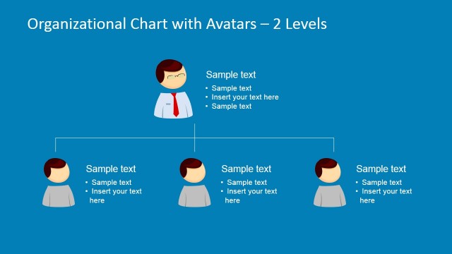 PowerPoint Organizational Chart with Avatars