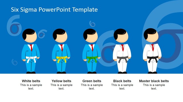 Six Sigma Belts PowerPoint Template